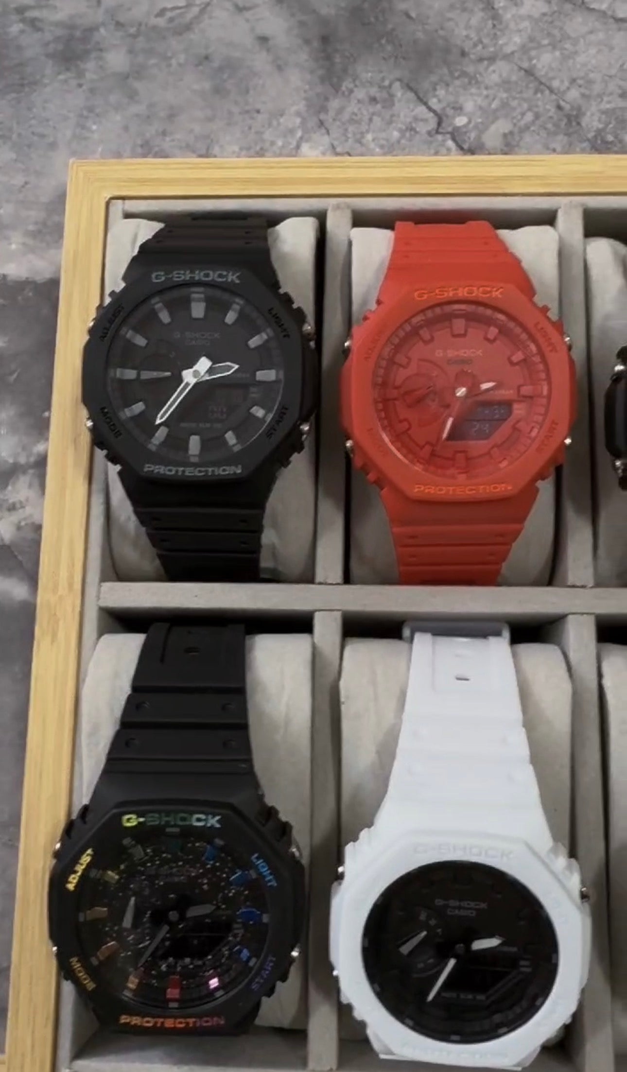 Custom G-Shock moissanite watch