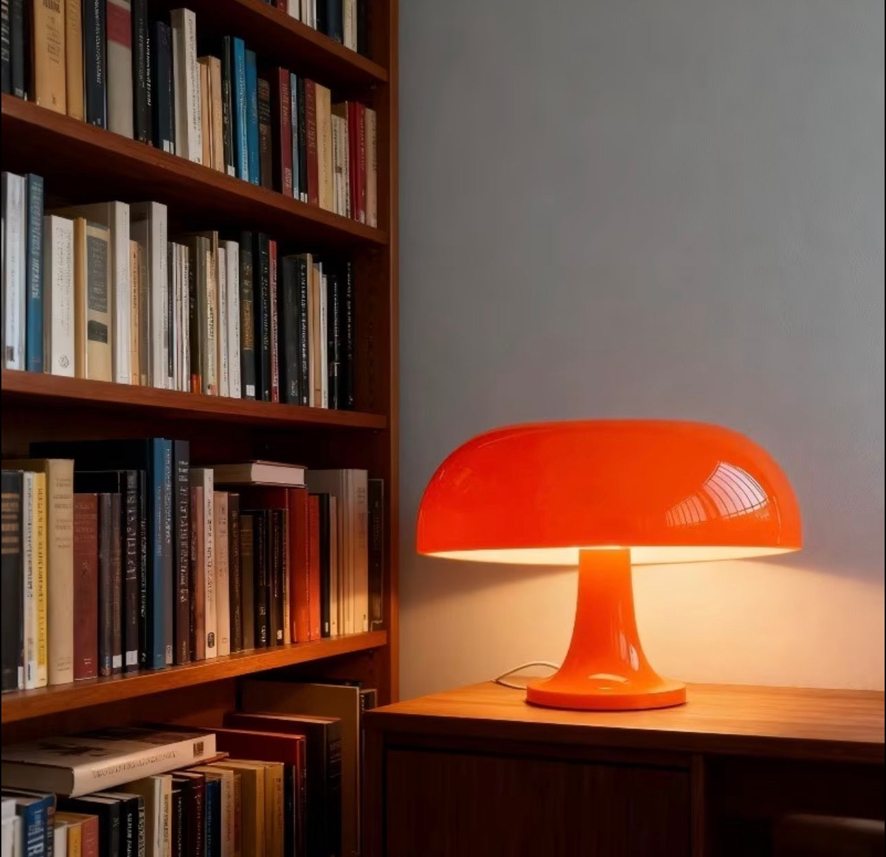 Orange Mushroom Tablelamp