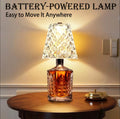 Crystal Clear Bottle Table Light