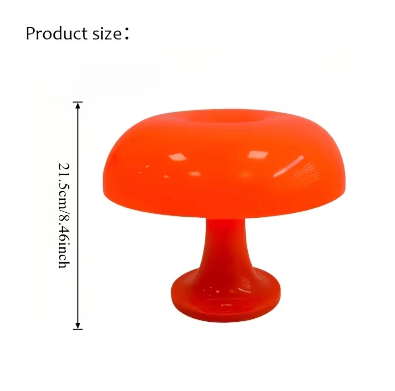 Orange Mushroom Tablelamp