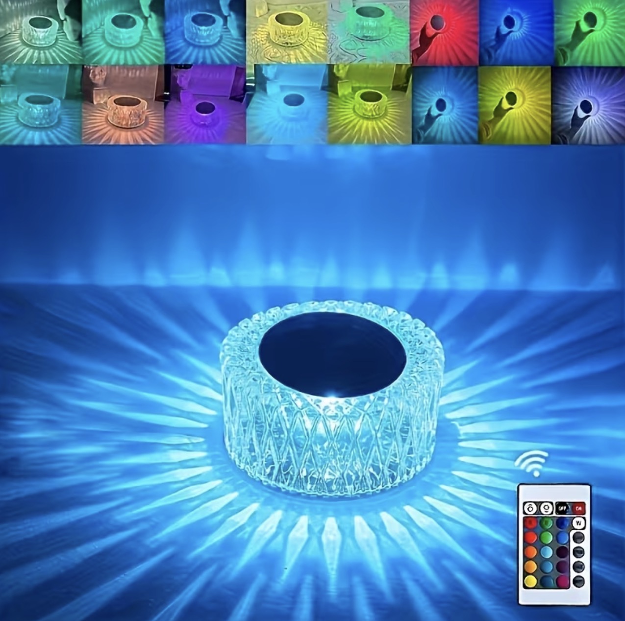 16 Color Touch Charging Lamp