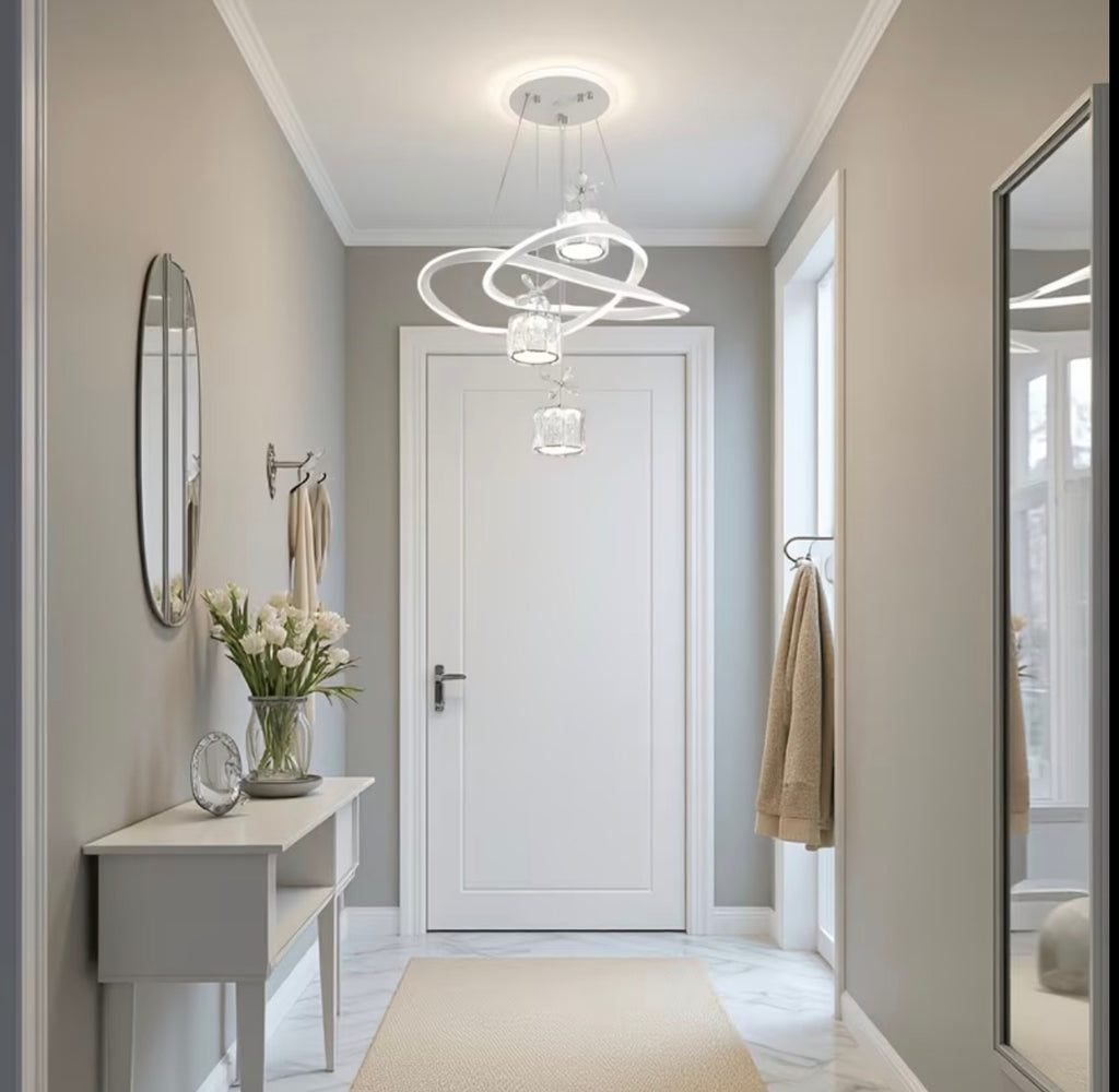 Three crystal Lamp Heads