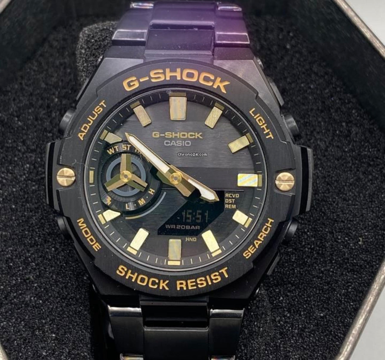 Custom G-Shock moissanite watch